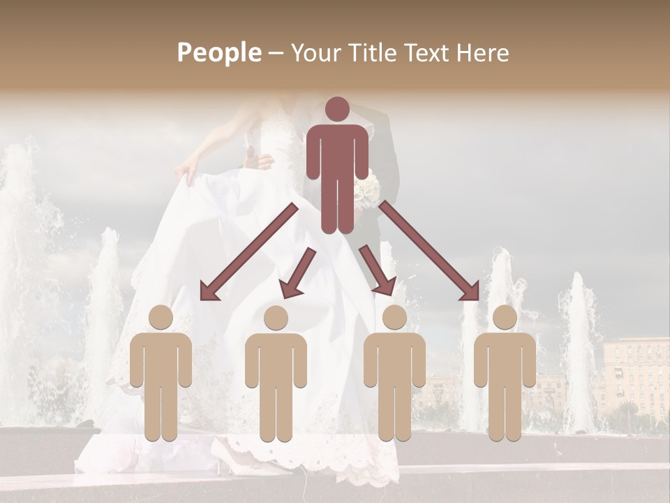 Innocence Dress Gown PowerPoint Template