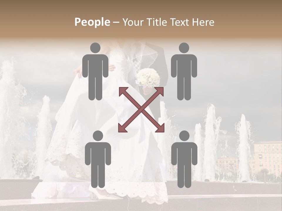 Innocence Dress Gown PowerPoint Template