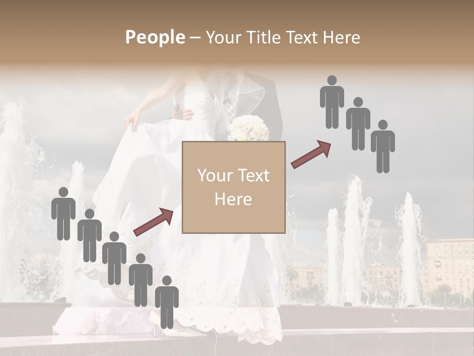 Innocence Dress Gown PowerPoint Template