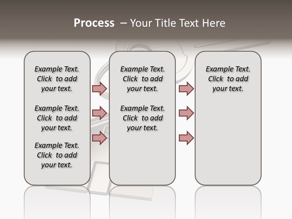 A House Key With A House Keychain Attached To It PowerPoint Template