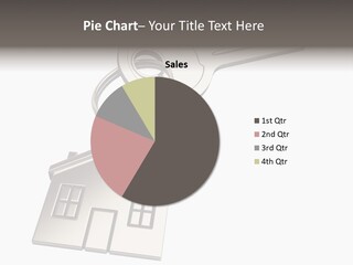 A House Key On Top Of A Key Chain PowerPoint Template