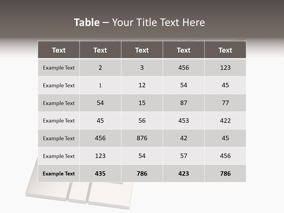 A House Key On Top Of A Key Chain PowerPoint Template