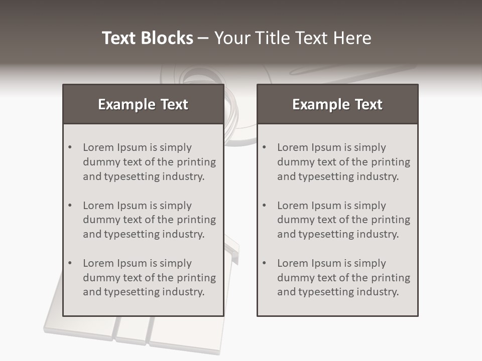 A House Key On Top Of A Key Chain PowerPoint Template