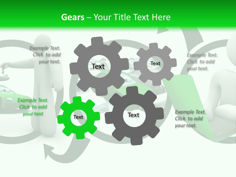 Automotive Communication Text PowerPoint Template