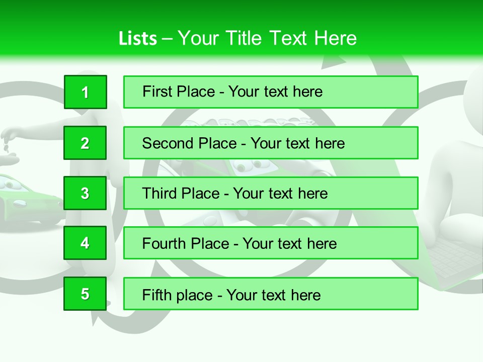 Automotive Communication Text PowerPoint Template