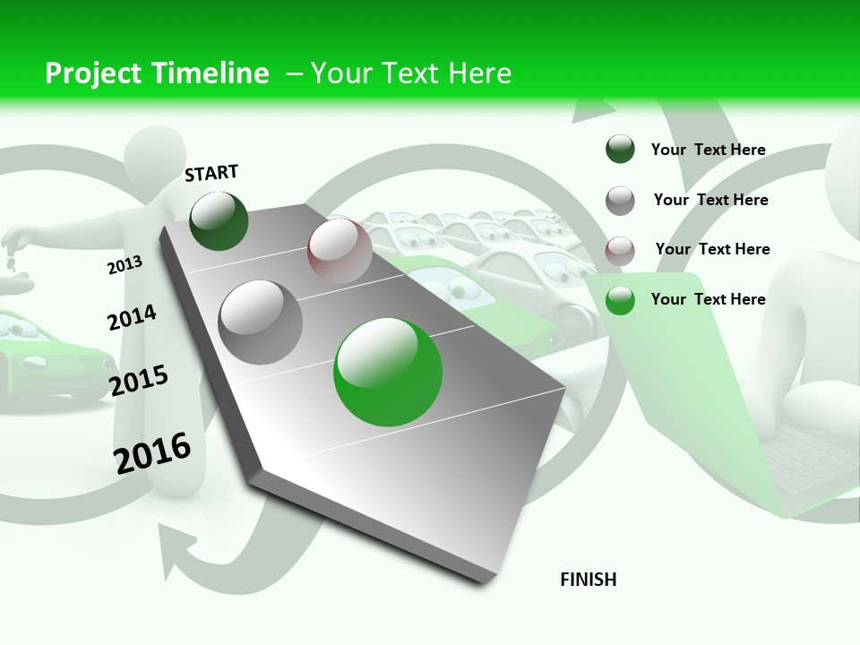 Automotive Communication Text PowerPoint Template