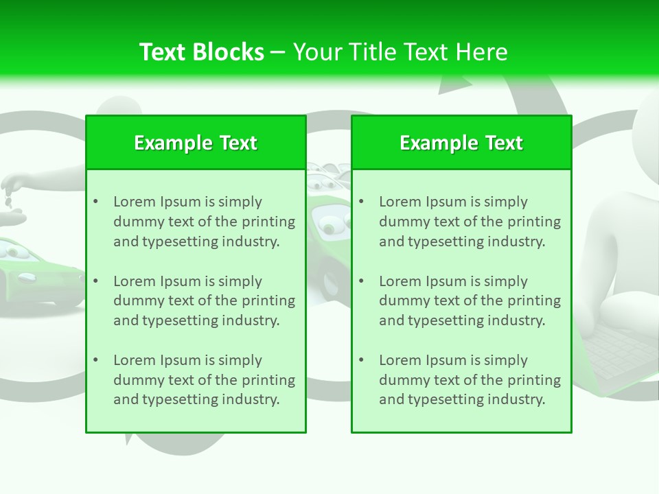 Automotive Communication Text PowerPoint Template