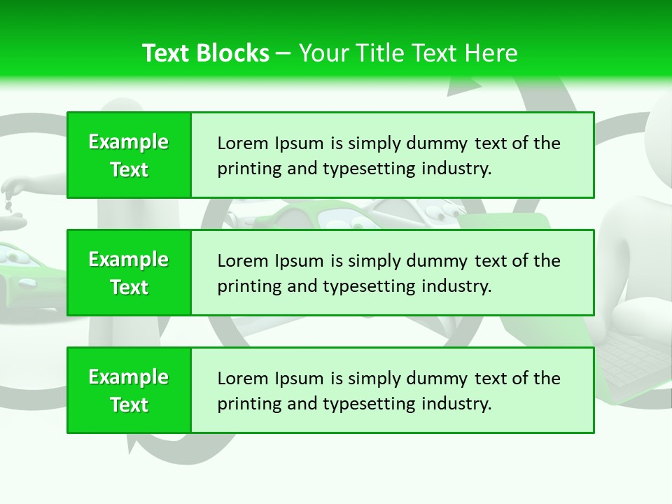 Automotive Communication Text PowerPoint Template