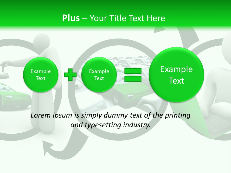 Automotive Communication Text PowerPoint Template