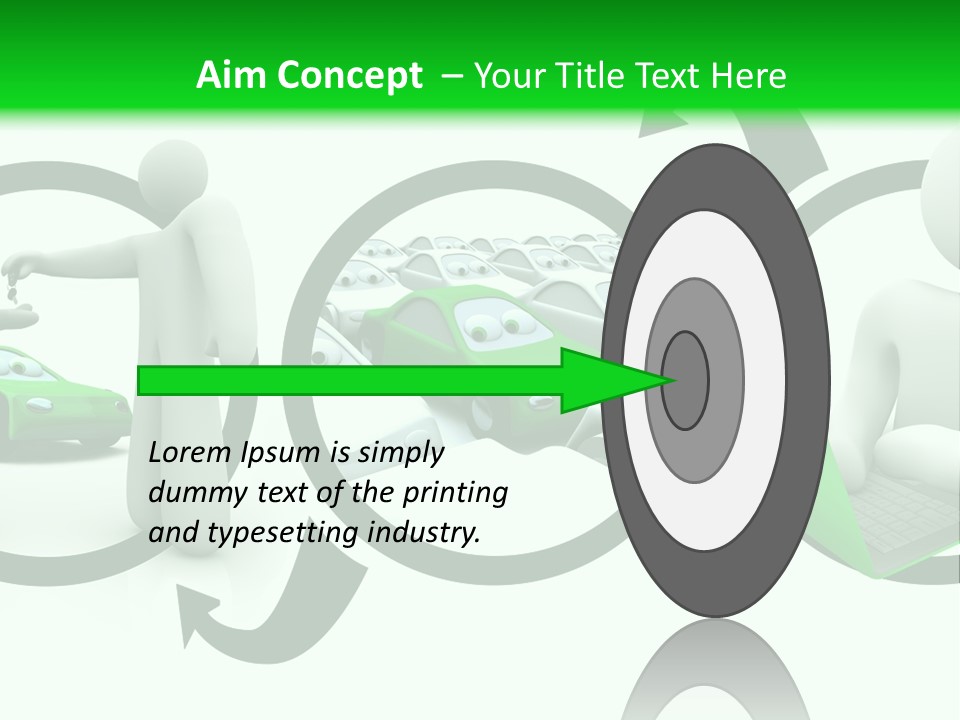 Automotive Communication Text PowerPoint Template
