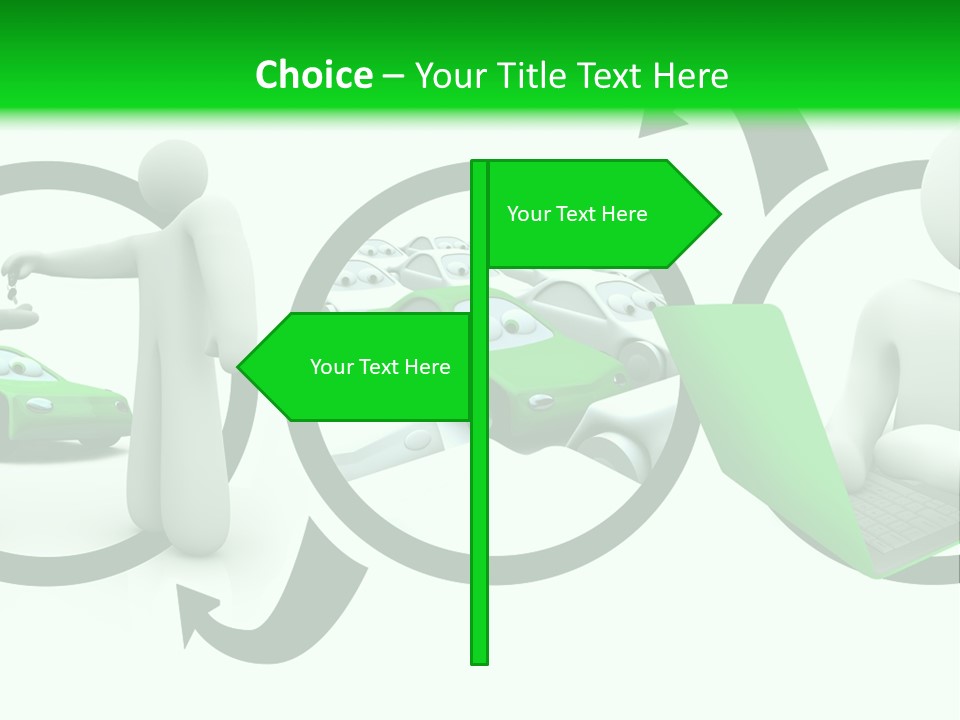 Automotive Communication Text PowerPoint Template