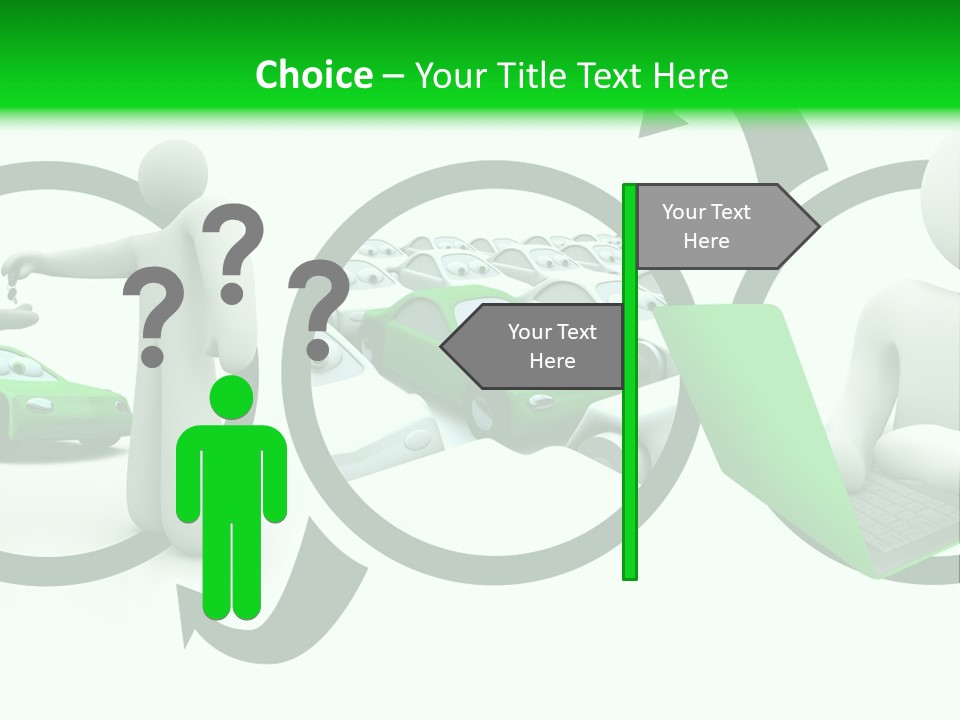 Automotive Communication Text PowerPoint Template