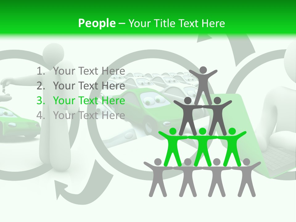 Automotive Communication Text PowerPoint Template