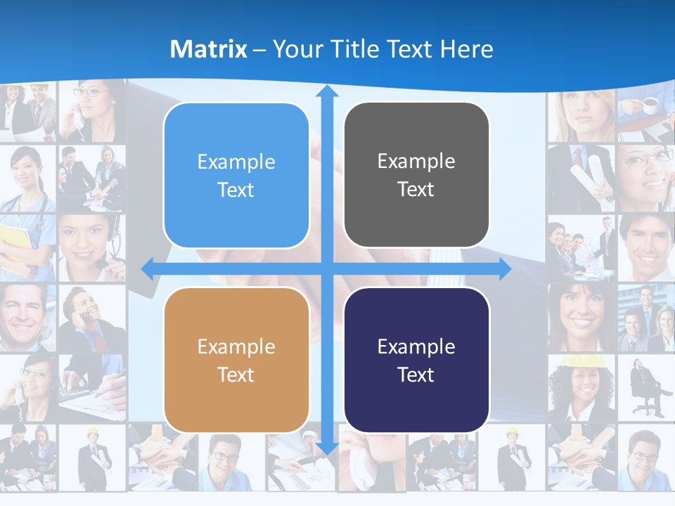 Young Service Customer PowerPoint Template