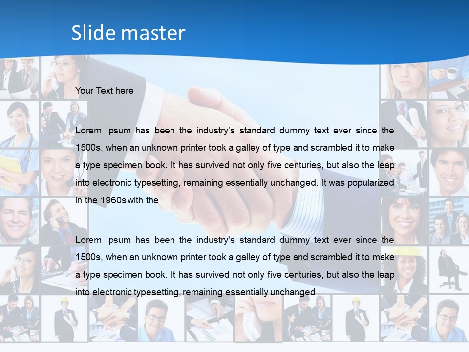 Young Service Customer PowerPoint Template