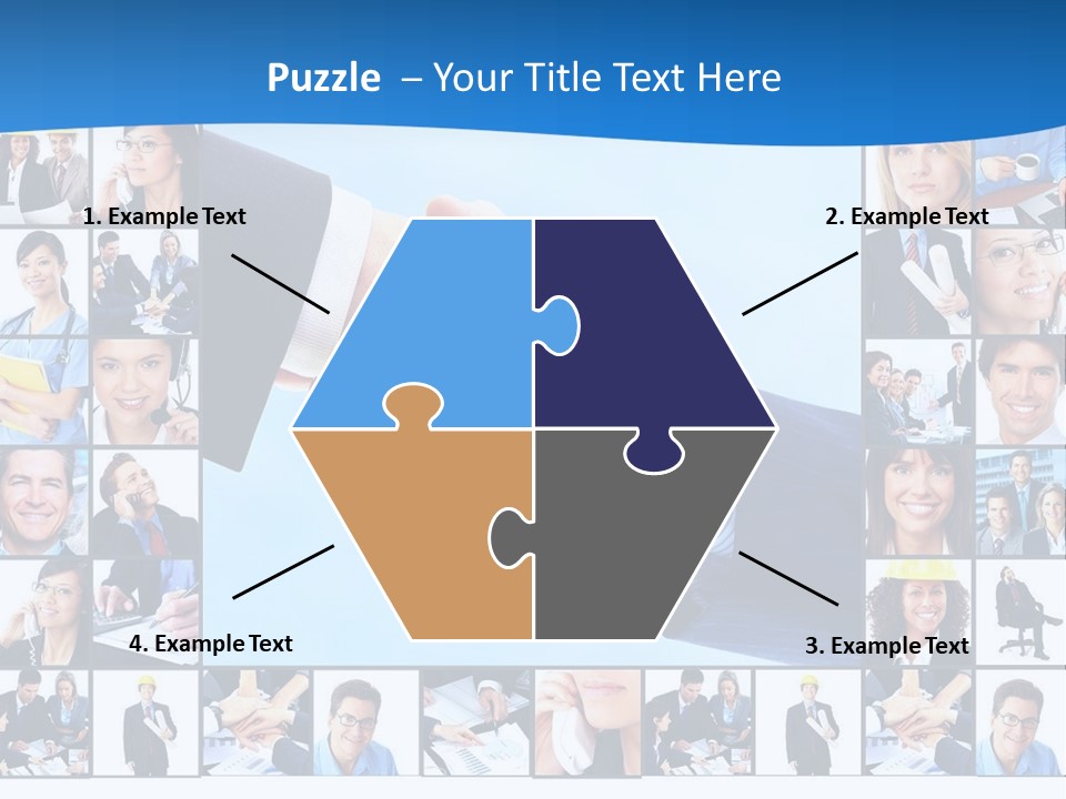 Young Service Customer PowerPoint Template