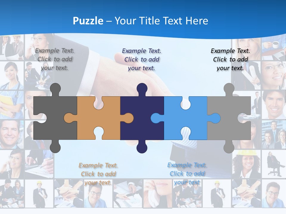 Young Service Customer PowerPoint Template