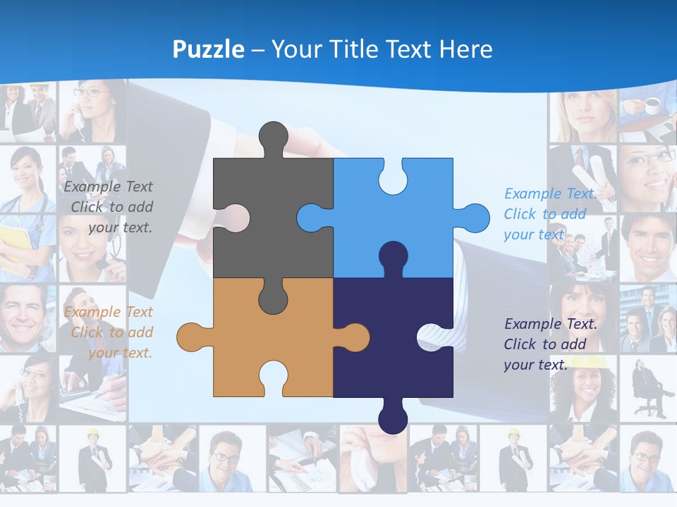 Young Service Customer PowerPoint Template