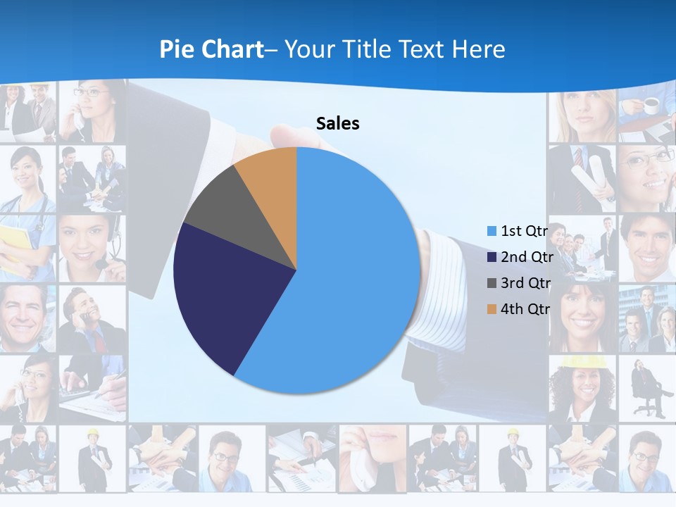 Young Service Customer PowerPoint Template