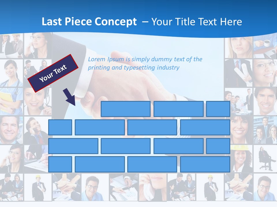 Young Service Customer PowerPoint Template