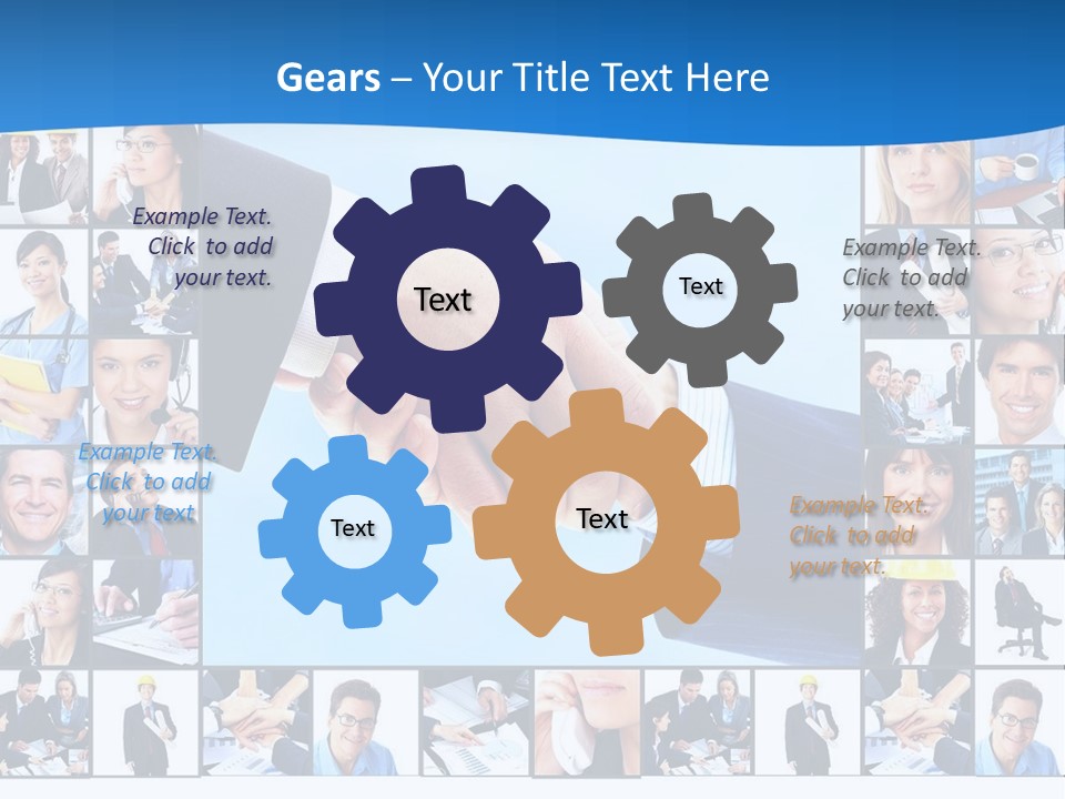 Young Service Customer PowerPoint Template