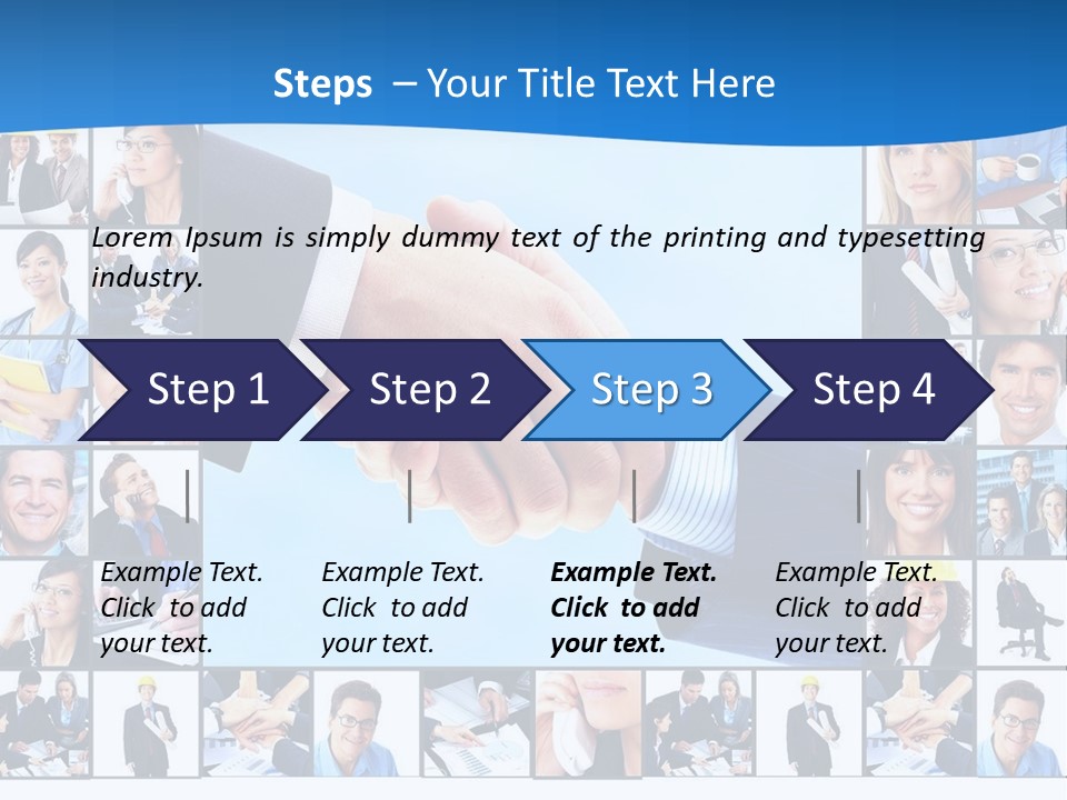 Young Service Customer PowerPoint Template