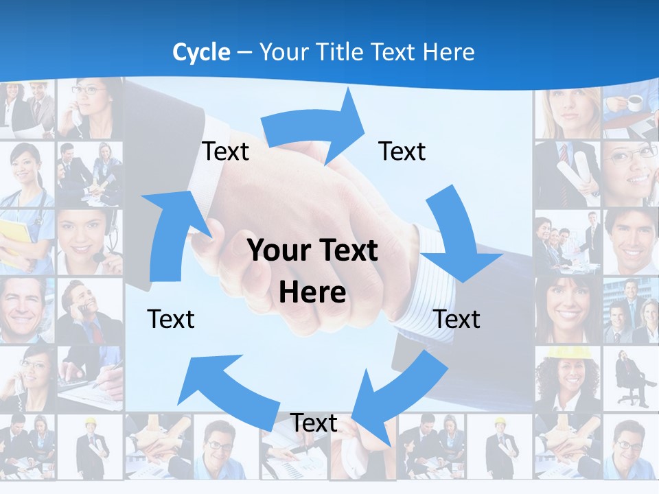 Young Service Customer PowerPoint Template