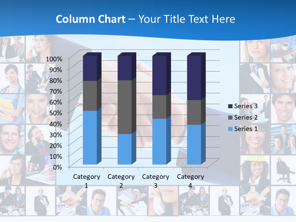 Young Service Customer PowerPoint Template