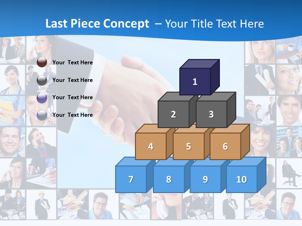Young Service Customer PowerPoint Template