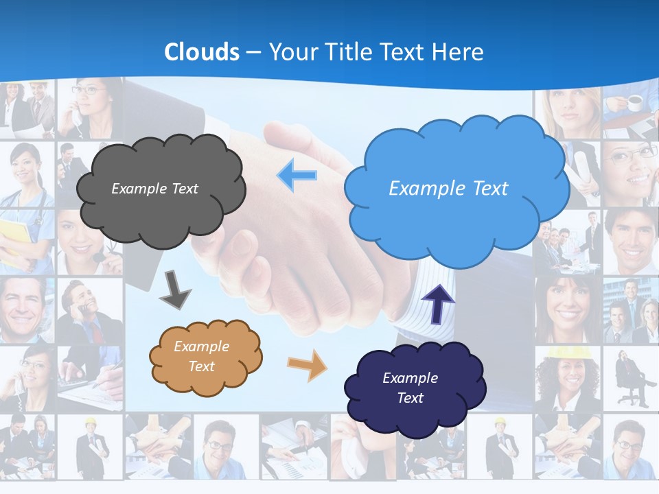 Young Service Customer PowerPoint Template