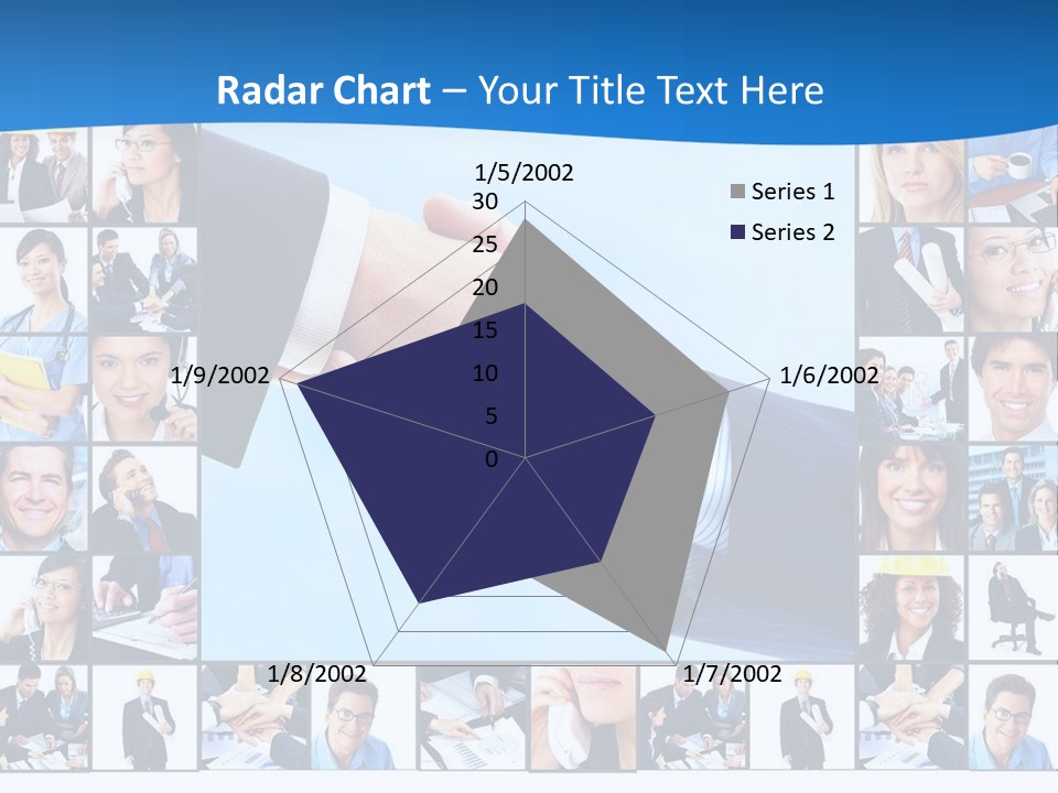 Young Service Customer PowerPoint Template