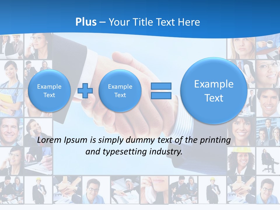 Young Service Customer PowerPoint Template