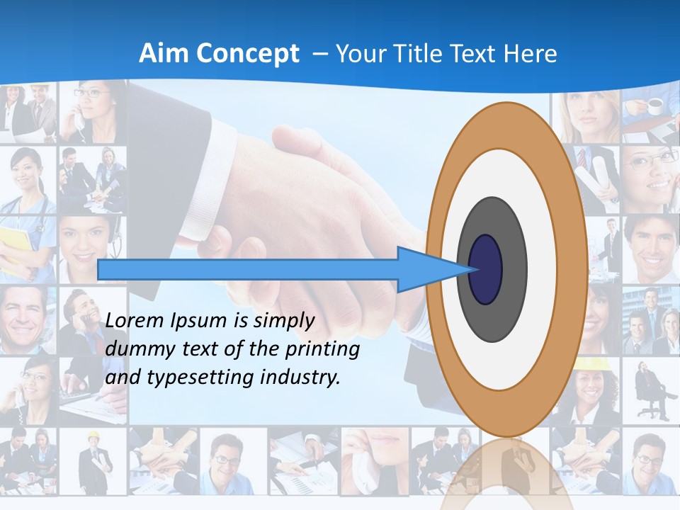 Young Service Customer PowerPoint Template