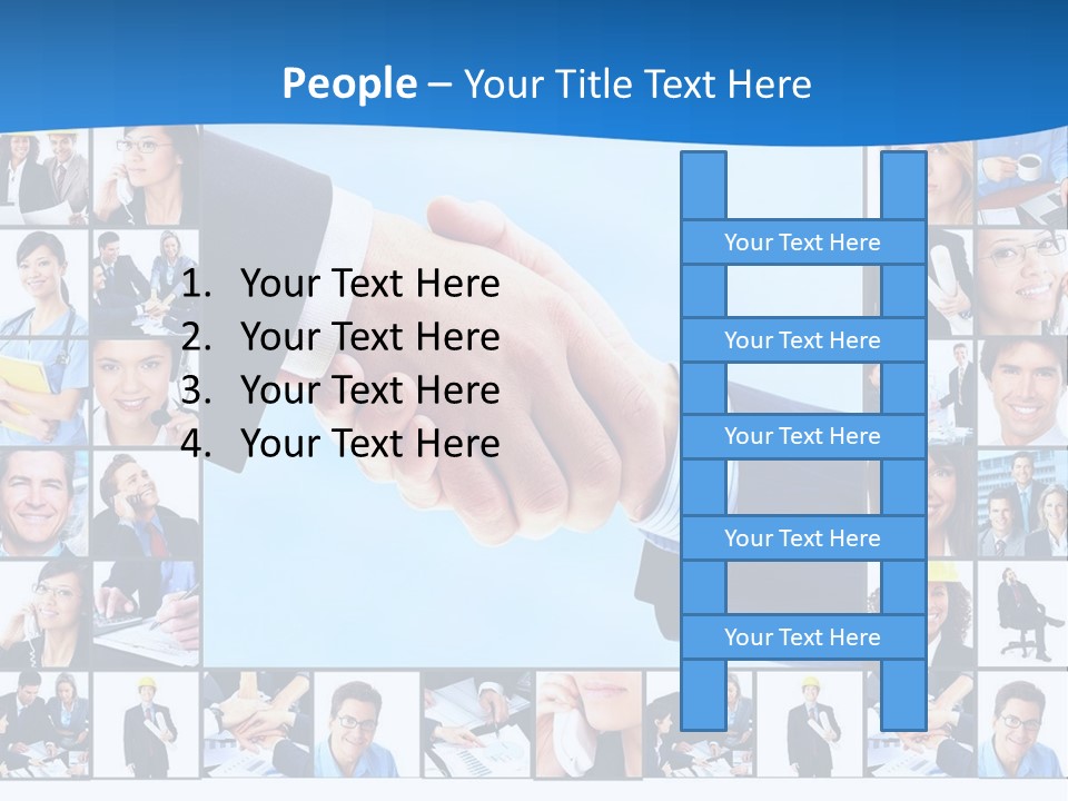 Young Service Customer PowerPoint Template