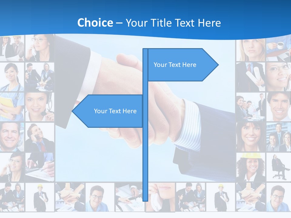 Young Service Customer PowerPoint Template
