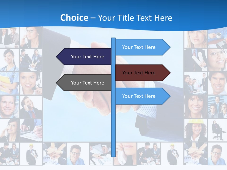 Young Service Customer PowerPoint Template