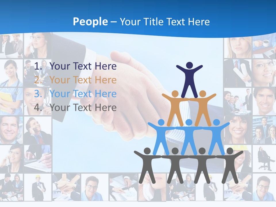 Young Service Customer PowerPoint Template