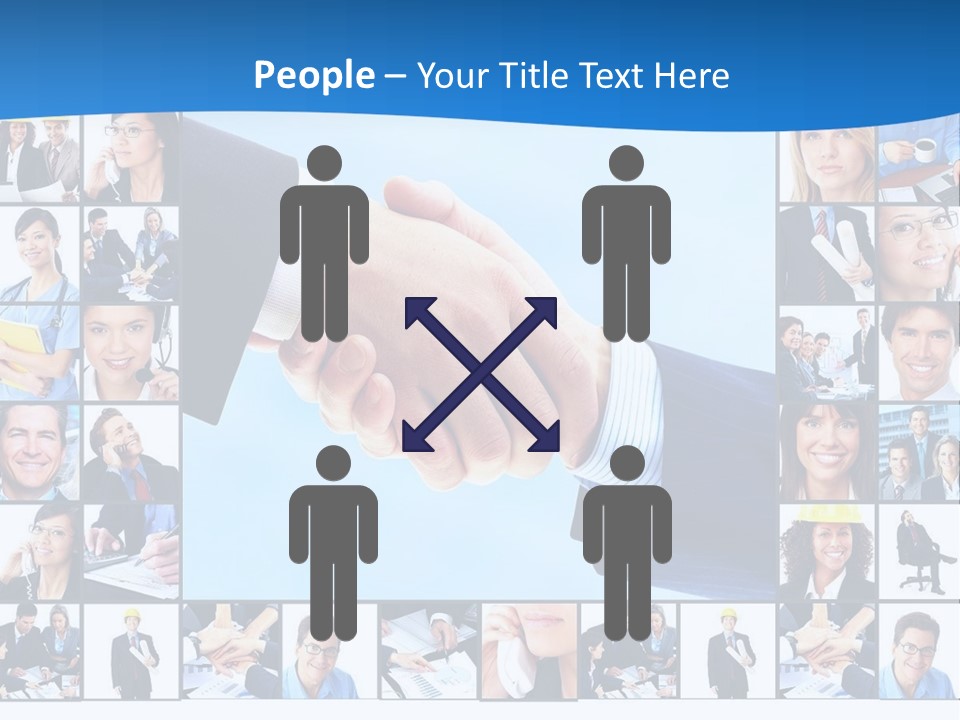Young Service Customer PowerPoint Template