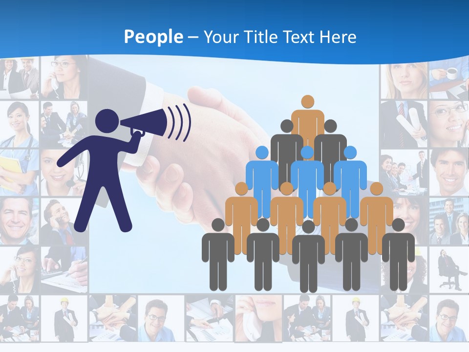 Young Service Customer PowerPoint Template