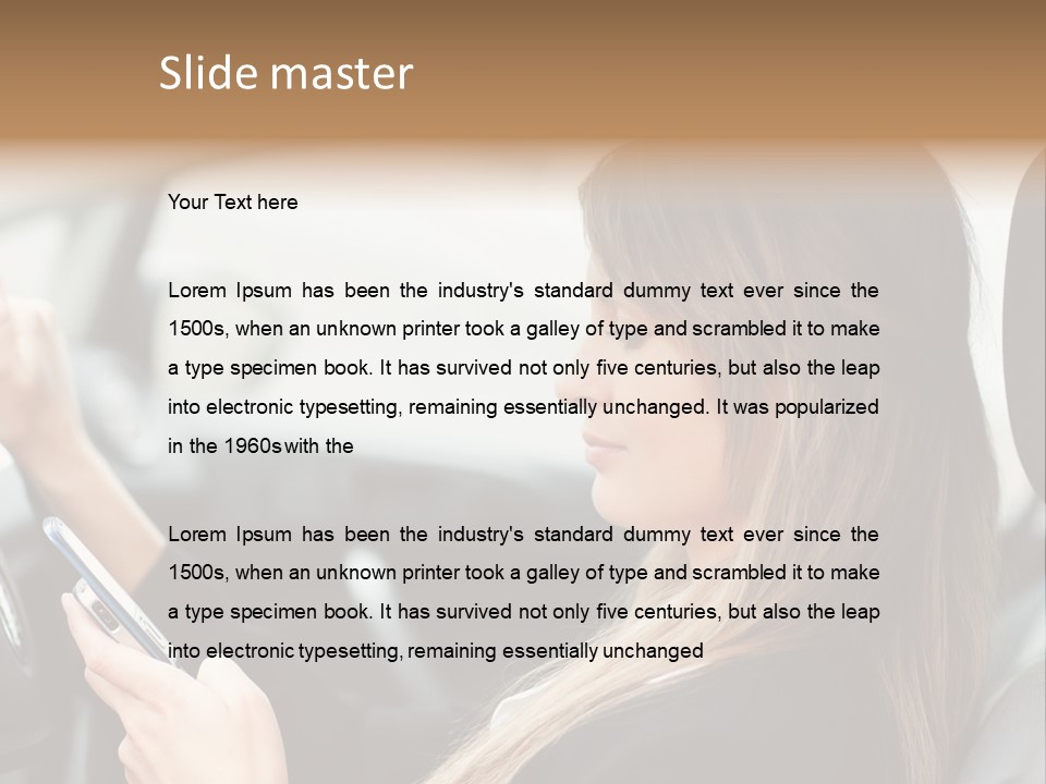 Assertive Pretty Automobile PowerPoint Template