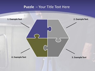 A Man Standing Next To A Machine In A Factory PowerPoint Template