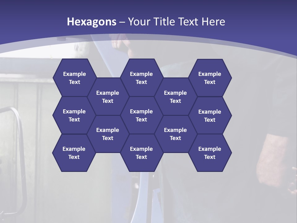 A Man Standing Next To A Machine In A Factory PowerPoint Template