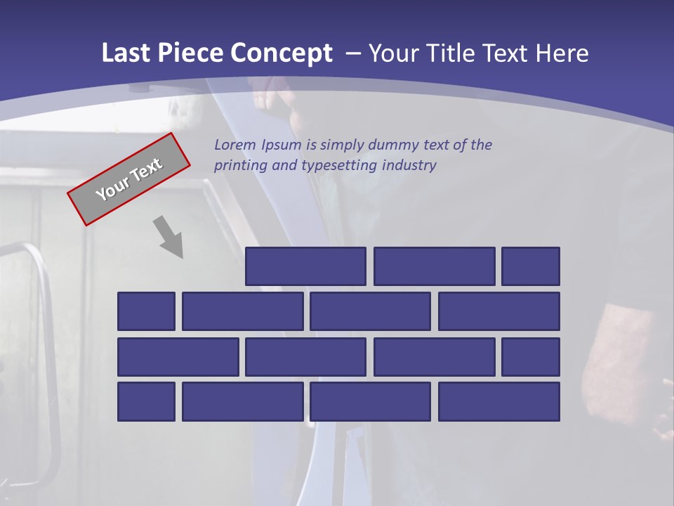 A Man Standing Next To A Machine In A Factory PowerPoint Template