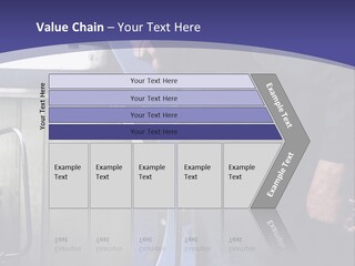 A Man Standing Next To A Machine In A Factory PowerPoint Template