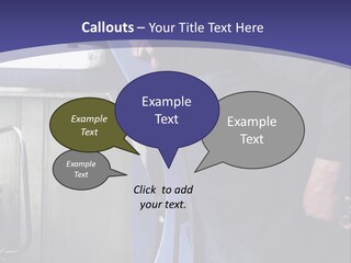 A Man Standing Next To A Machine In A Factory PowerPoint Template