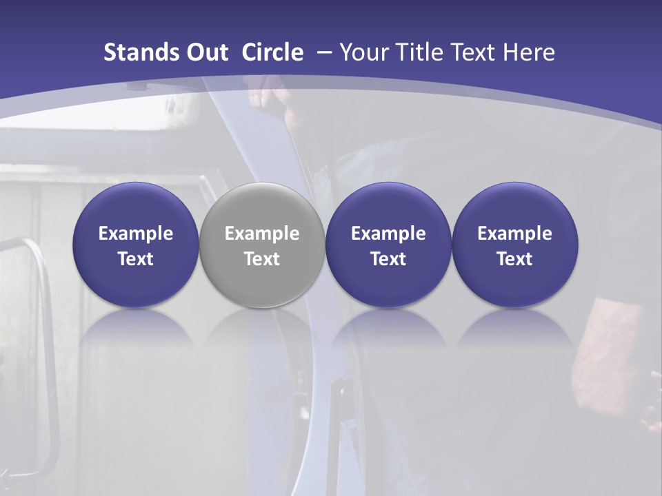 A Man Standing Next To A Machine In A Factory PowerPoint Template