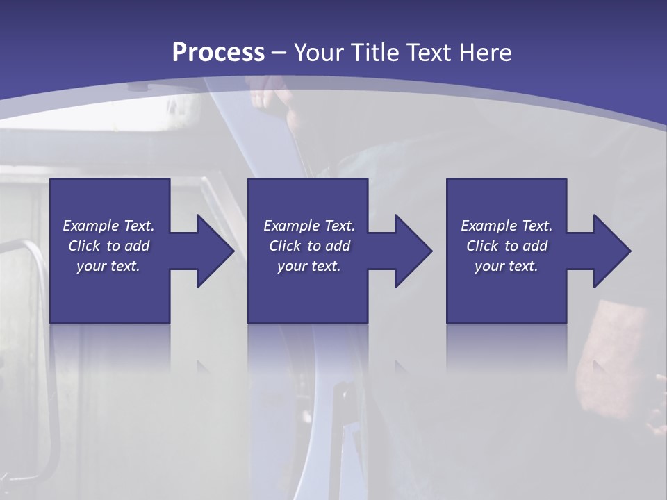 A Man Standing Next To A Machine In A Factory PowerPoint Template