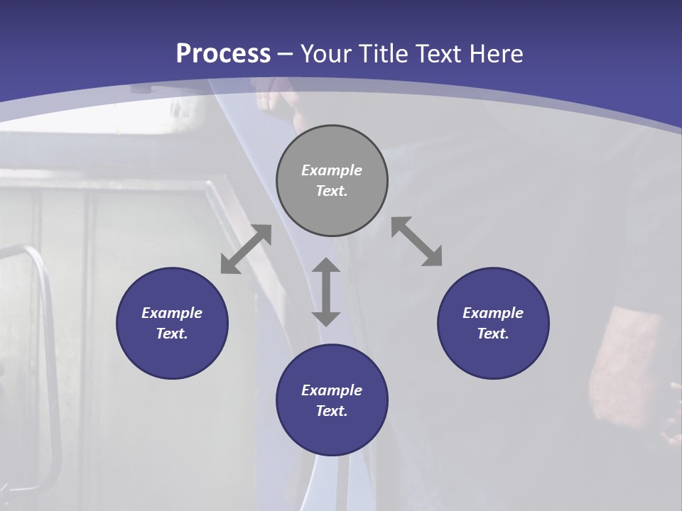 A Man Standing Next To A Machine In A Factory PowerPoint Template