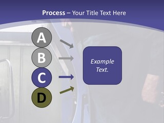 A Man Standing Next To A Machine In A Factory PowerPoint Template