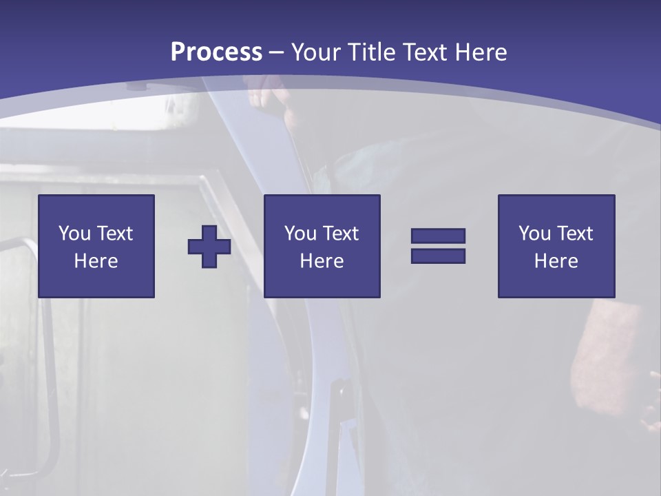 A Man Standing Next To A Machine In A Factory PowerPoint Template